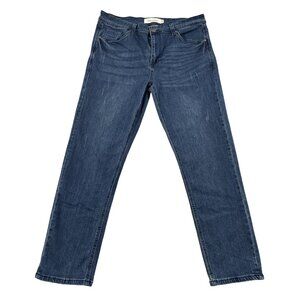 Stitches & Rivets Jeans Mens 34x29* Medium Wash Straight Leg Denim